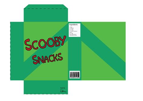 Printable Scooby Snacks Box