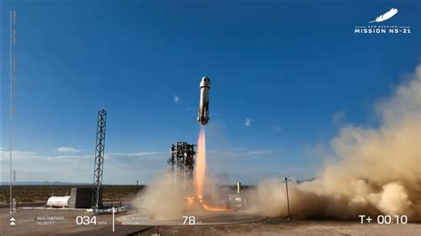 Blue Origin launches 6 people on company's 5th space tourism flight ...