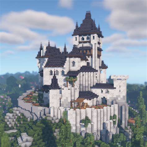 Built a White Castle, happy with the results :)! : Minecraft ...