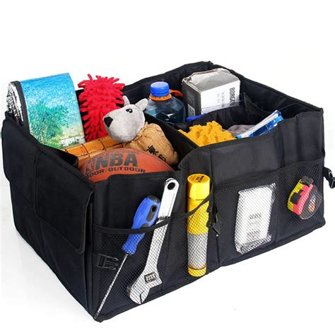 ACCNIC Car Auto Waterproof Foldable Black Car Boot Organizer Storage ...