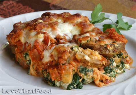 Potato and Spinach Lasagna Recipe with Picture - LoveThatFood.com