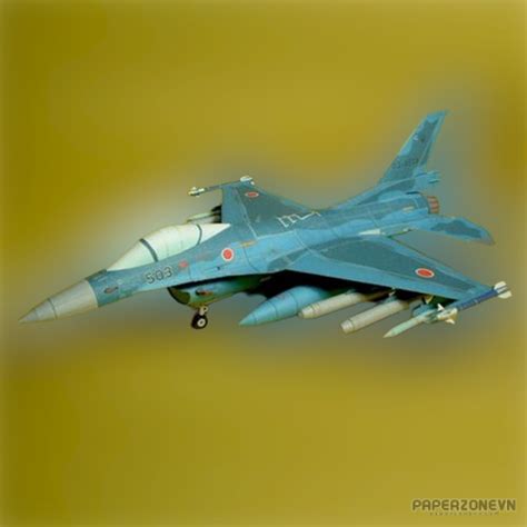 Jet Fighter Mitsubishi F-2 | Paperzone VN