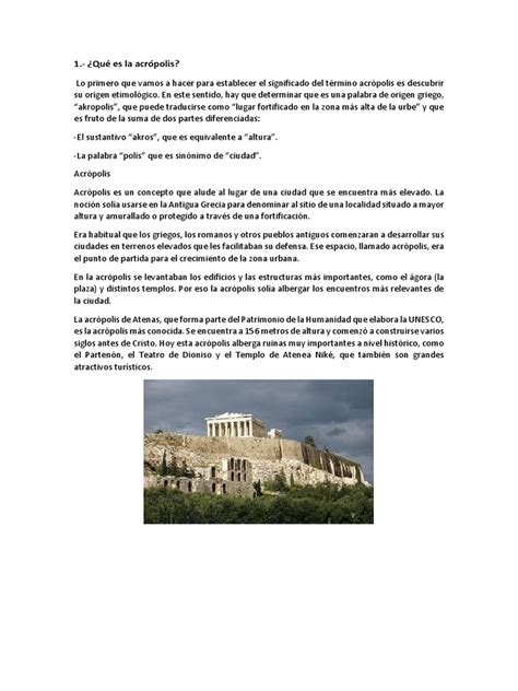 Acropolis | PDF