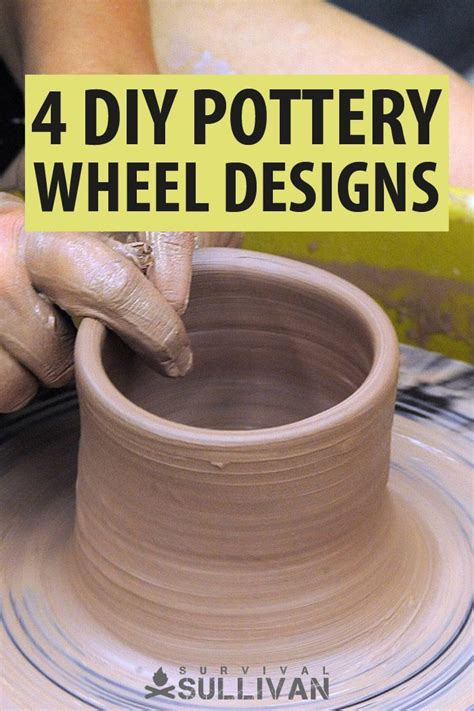 10 DIY Pottery Wheel Designs You Can Make Yourself in 2024 | Diy ...