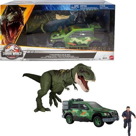 Jurassic World Legacy Tyrannosaurus Rex Ambush Toy Vehicle and Action ...