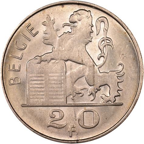 Belgium 20 Francs KM 141.1 Prices & Values | NGC