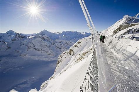 Titlis Cliff Walk: Europe's Highest Suspension Bridge Opens | Amusing ...