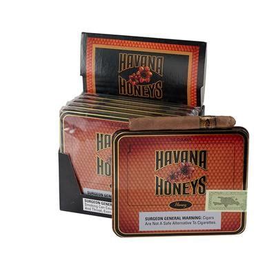 Havana Honeys Cigarillos Honey 5/10 Cigars - Natural Pack of 50 ...