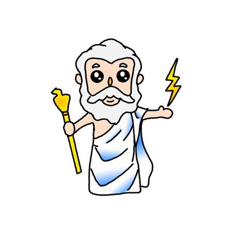 How to Draw Zeus - Step by Step Easy Drawing Guides - Drawing Howtos