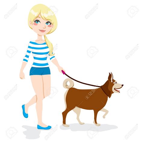 Dog walker clipart - Clipground