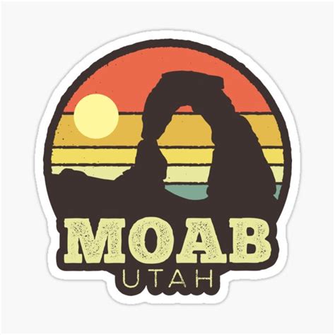 Moab Utah Stickers | Redbubble