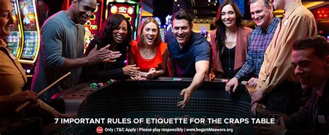 7 Important Rules of Etiquette for the Craps Table