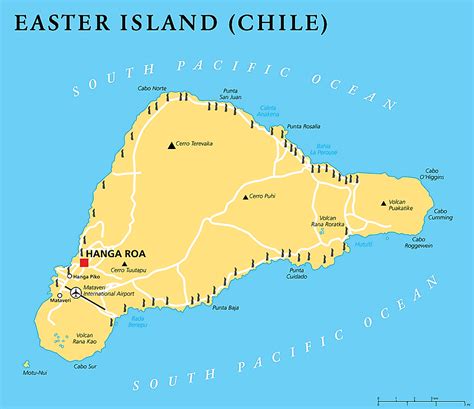 Easter Island Satellite Map