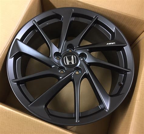 Genuine OEM Honda Civic 19" Matte Black Finish Alloy Wheel 08W19-TEA ...