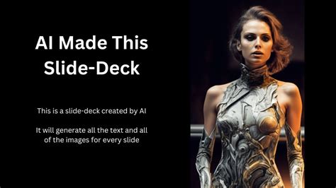Use This AI Tool To Make An Entire Slide Presentation - YouTube