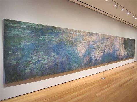 Monet's Water Lilies at the Museum of Modern Art in New York City. It ...