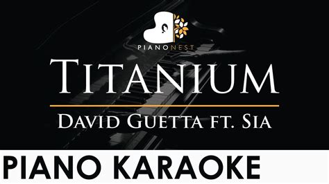 David Guetta feat. Sia - Titanium - Piano Karaoke Instrumental Cover ...