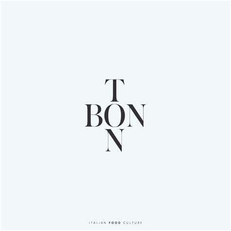 BonTon Logo. Italian Food Culture #logodesign | Modern graphic design ...