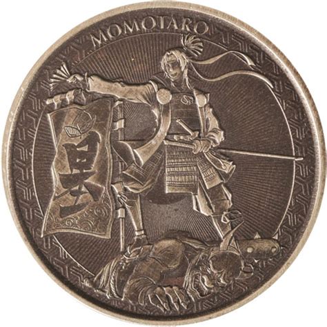 2021 Silver Samoa Momotaro Onto Demon Island in Anime Coins - Silver.com™