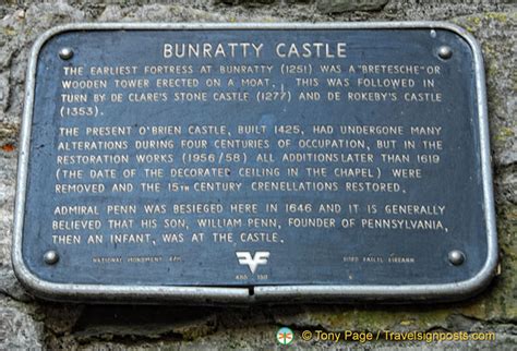 Bunratty Castle history