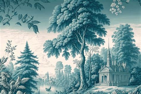 Toile de Jouy - Wallpaper