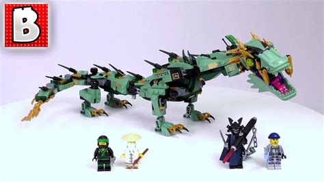 LEGO Ninjago Movie Green Ninja Mech Dragon Set 70612 | Unbox Build Time ...