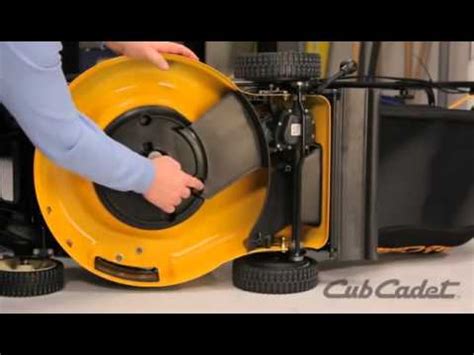 How to Replace the Drive Belt on a Cub Cadet Walk Behind Mower - YouTube