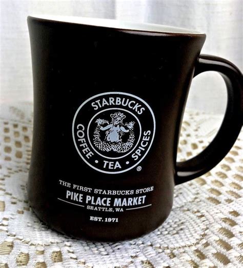 Starbucks The First Starbucks store Brown coffee mug tea cup ...