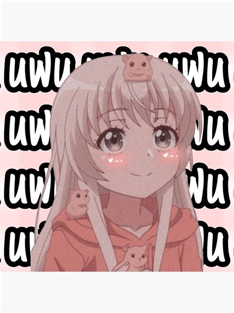 "Uwu Uwu Anime Kawaii" Poster for Sale by dzawr | Redbubble