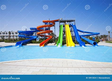 Aquapark Slides Royalty-Free Stock Image | CartoonDealer.com #18913024