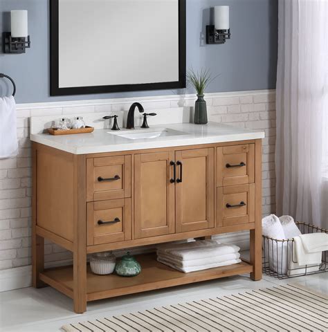 Sink Included Quartz Bathroom Vanities with Tops at Lowes.com