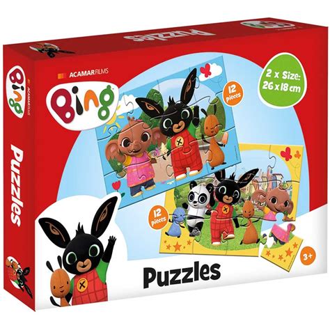 Bing Jigsaw Puzzle Set 2 Pack | Wilko