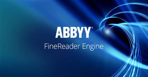 OCR API documentation and support - ABBYY FineReader Engine