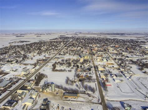 Luverne in South West Minnesota during Winter Stock Photo - Image of ...