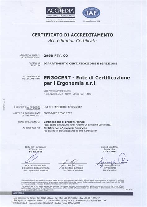 Accredia - ErgoCert