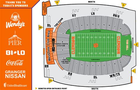 Clemson Parking Map