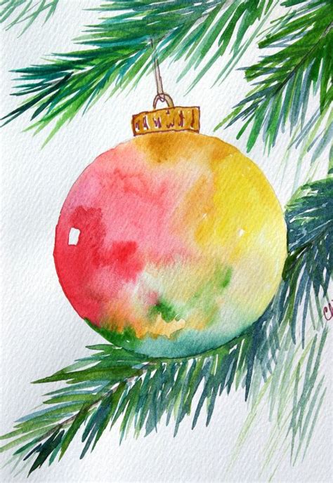 Watercolor Painting Christmas Cards at GetDrawings | Free download