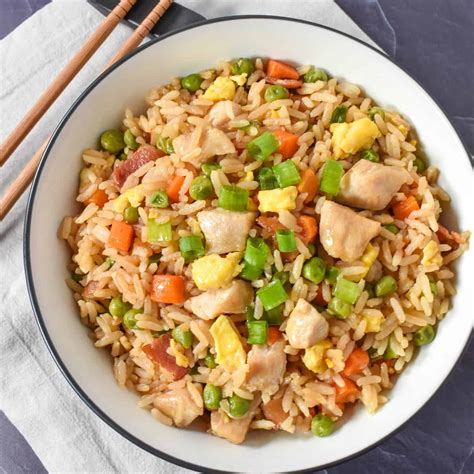 Chicken Fried Rice - Cook2eatwell