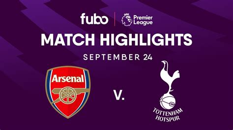 Arsenal FC vs. Tottenham Hotspur | PREMIER LEAGUE HIGHLIGHTS | Week 6 ...