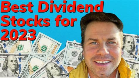 Best Dividend stocks for 2023 - YouTube