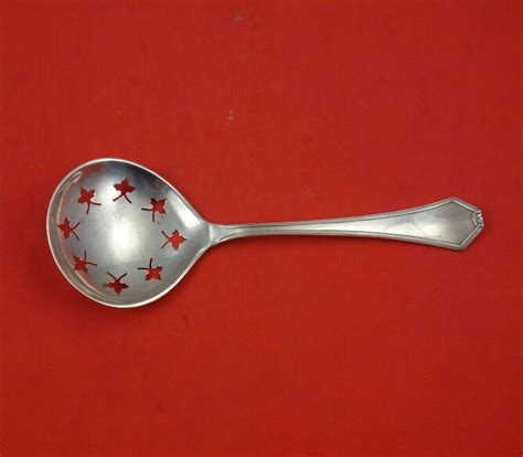 Simplicity by SSMC-Saart Sterling Silver Nut Spoon Pierced 5 1/2 ...