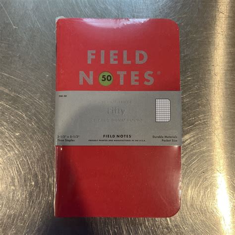 Field Notes “50” Set Of Three Notebooks | eBay