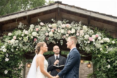 Camrose Hill Flower Farm Ceremony Floral Arch | Farm wedding, Wedding ...