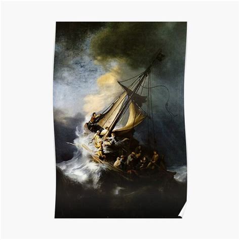 "The Storm on the Sea of Galilee art" Poster by jonazdorf | Redbubble