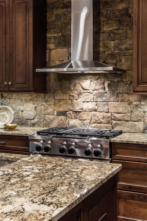 Rustic Stone Kitchen Backsplash – Juameno.com