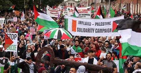 Thousands march through Dublin in support of Palestine amid conflict in ...