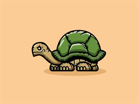 Cute Cartoon Turtle GIF