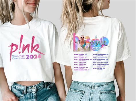 Pnk Pink Singer Summer Carnival 2024 Tour Shirt,pink Fan Lovers Shirt ...