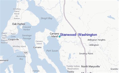 Stanwood Washington Map - World Map Gray