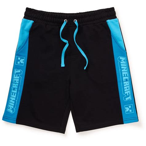 Minecraft Boys Shorts - Black & Blue | BIG W